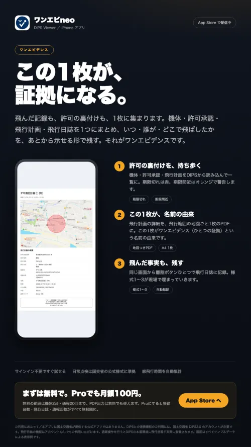 この1枚が、証拠になる。