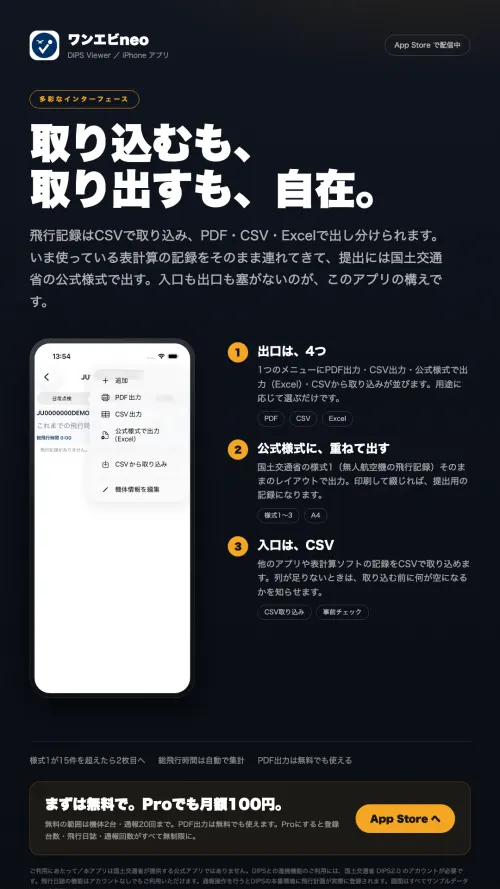 取り込むも、取り出すも、自在。
