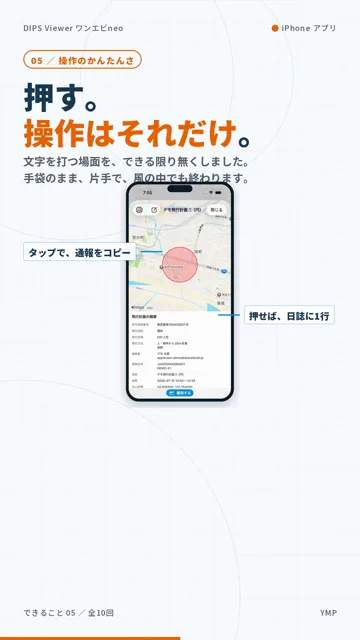 押す。操作はそれだけ。